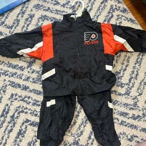 Philadelphia Flyers Swooshie Windbreaker Jacket and Pant set